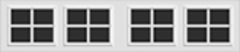 SHORT WITH SQUARES GRILLES
